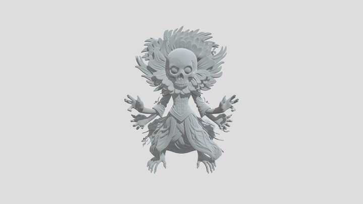 Undersea Lich 3D Model