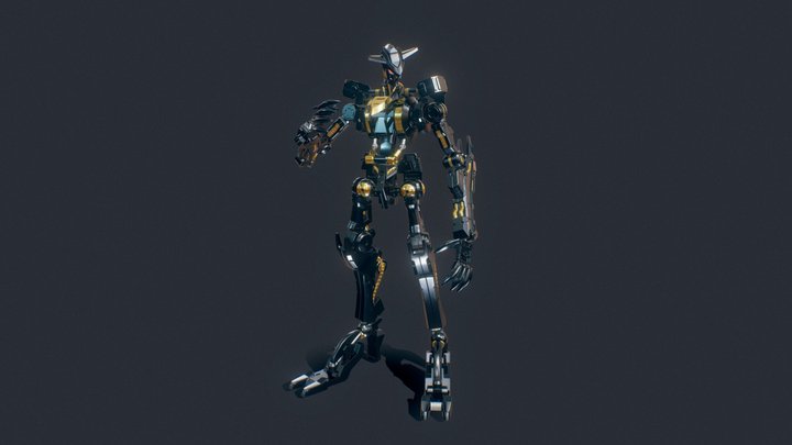 Gundam Barbatos Lupus Rex Frame 3D Model