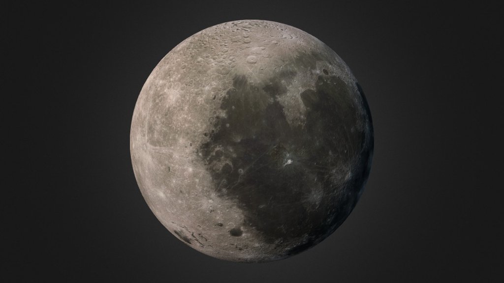 moon - 3D model by markyt [a46fe5a] - Sketchfab