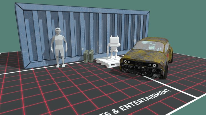 DAE 5 Finished props - RustBorn 3D Model