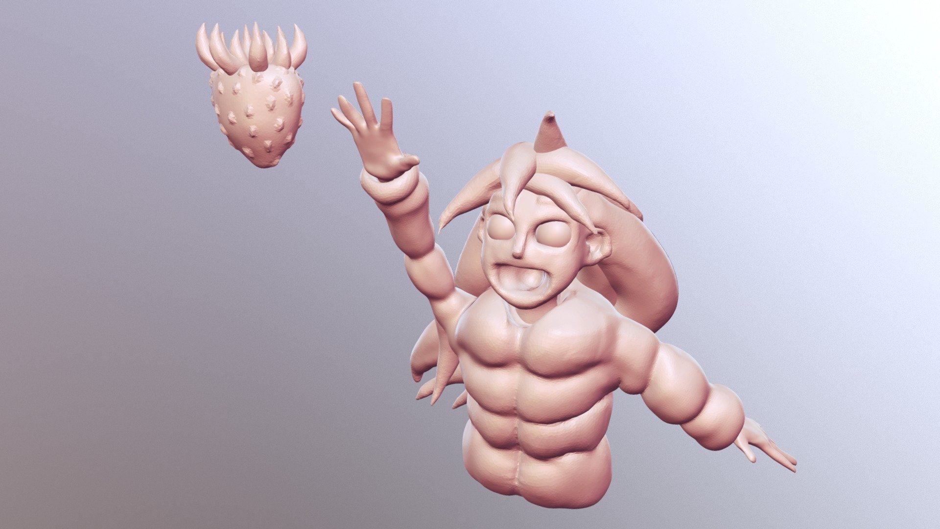 #SculptJanuary18 - Day 31: Happiness