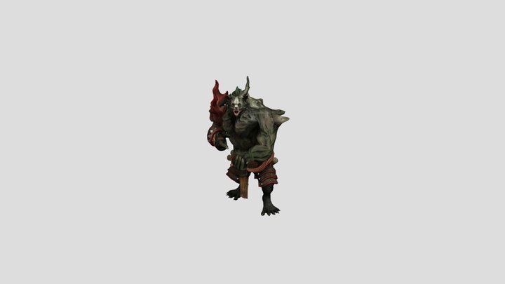 Fall Over 3D Model