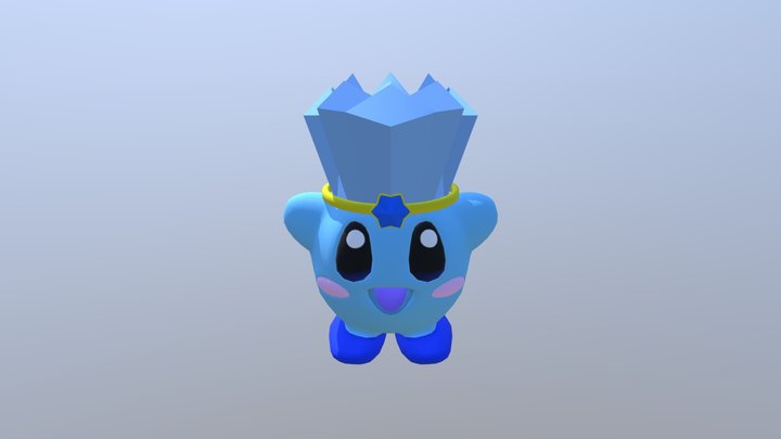 Frozen Kirby 3D Model