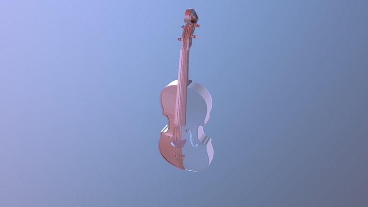 Violin 3D Model
