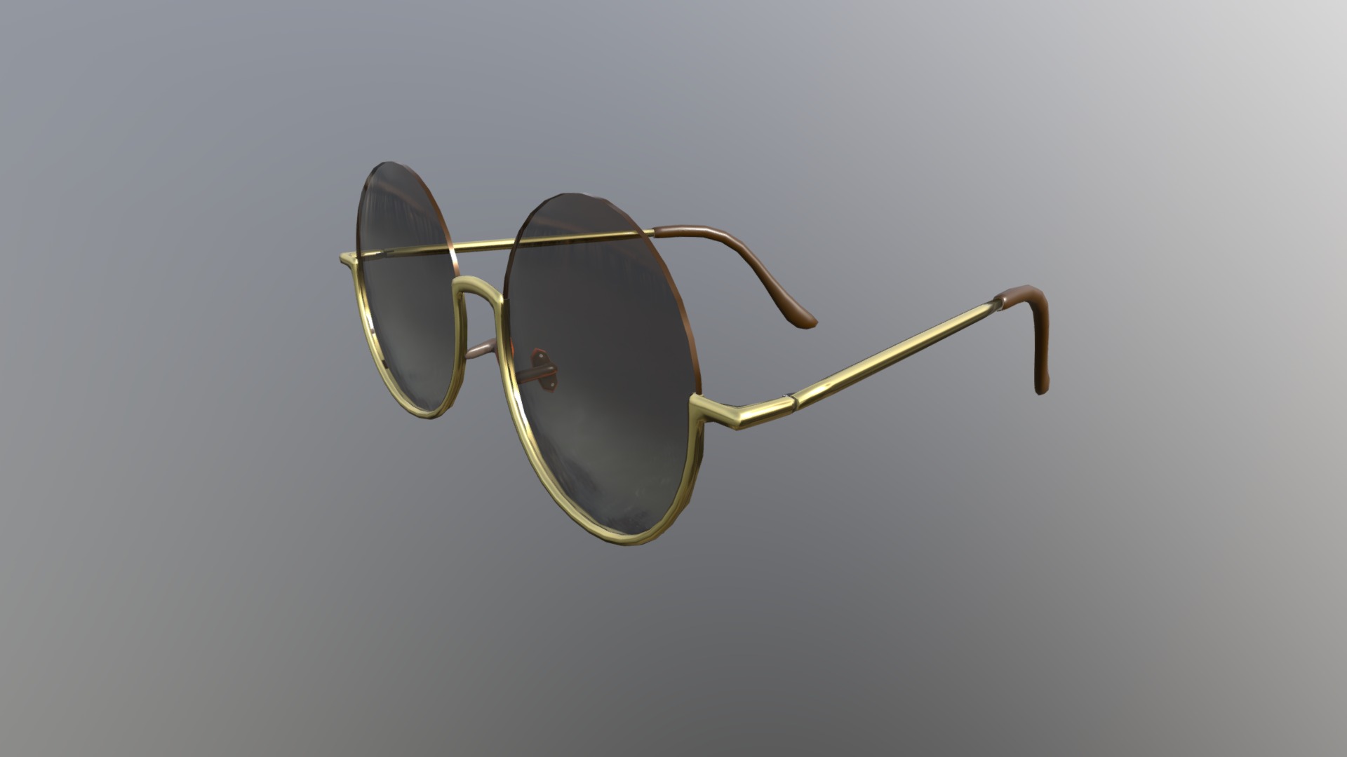 3D model Sunglasses - This is a 3D model of the Sunglasses. The 3D model is about logo.