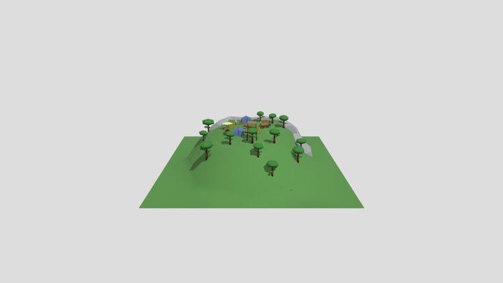 Simple Scene 3D Model