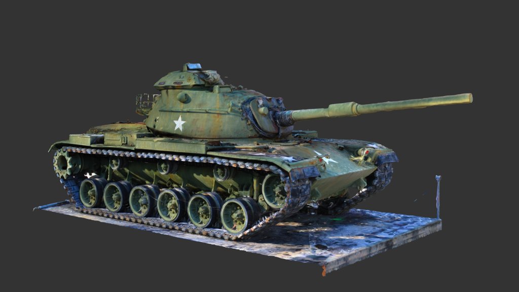 M60 Patton Tank (3D Scan)