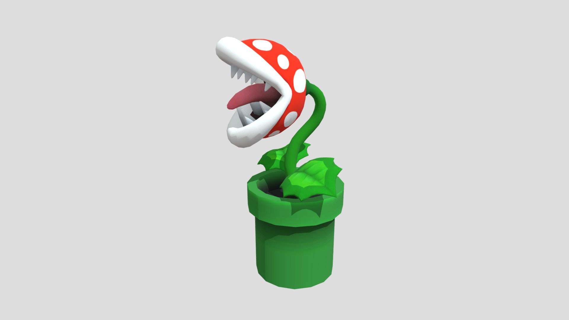 Piranha Plant - 3D model by AgentGuestPablo [a4763f4] - Sketchfab