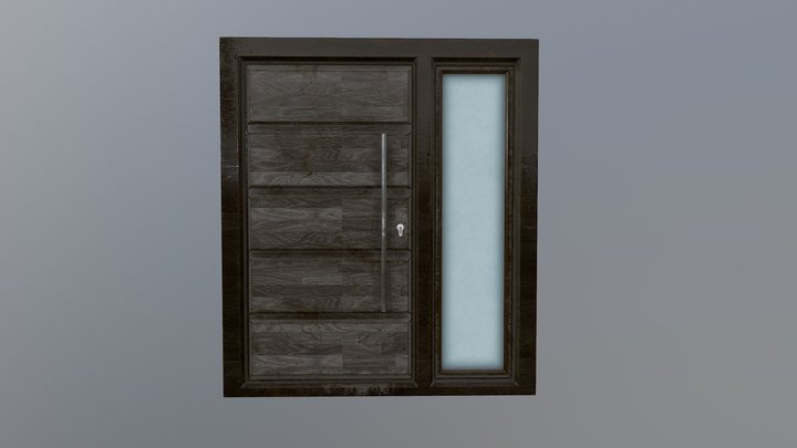 Modern Door – Modello 3D gratuito STL