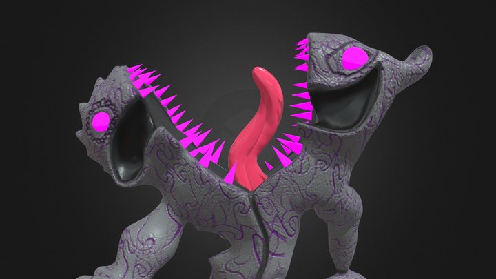 Hellish Naughtified BitterGiggle Rigged 3D Model
