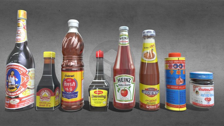 Sauce pack – Modelo 3D gratuito STL