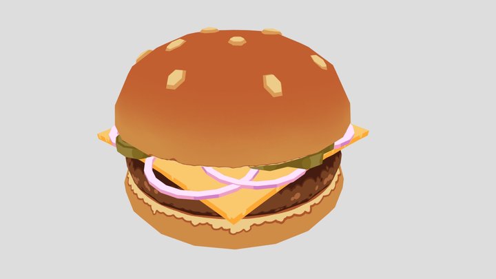 Burger 3D Model