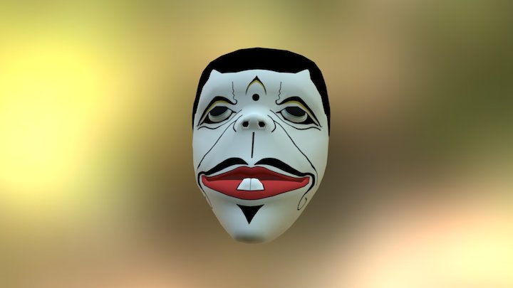 Semar Mask 3D Model