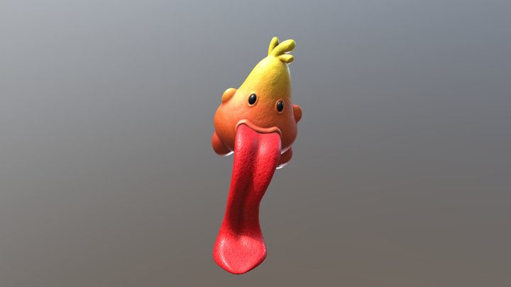 Lemon Boy - Cartoon Character 3D Model