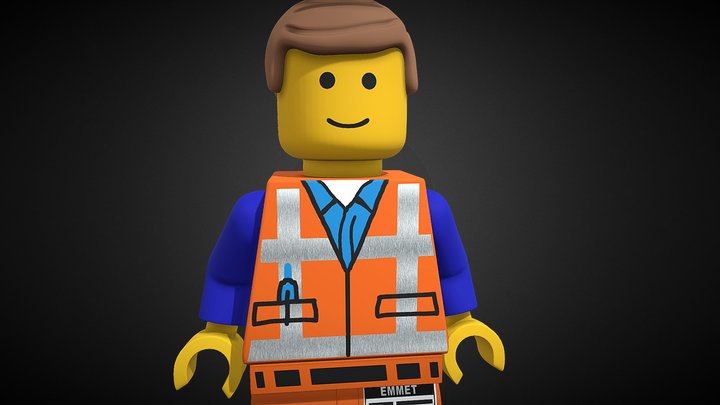 LEGO Emmet 3D Model
