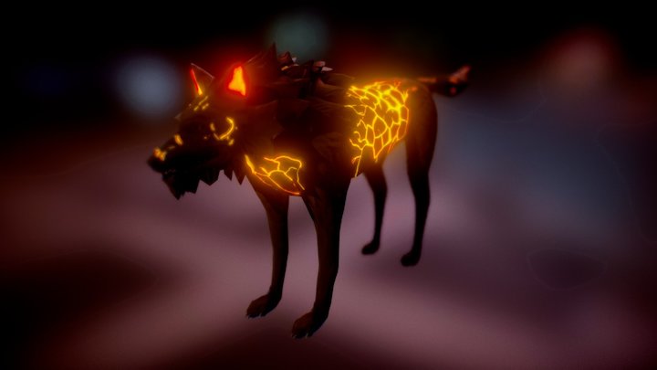 The Dying God of Wolves 3D Model