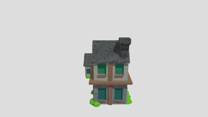 Simple Medieval Building 3D Model
