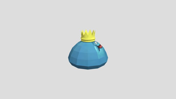 Slime King 3D Model