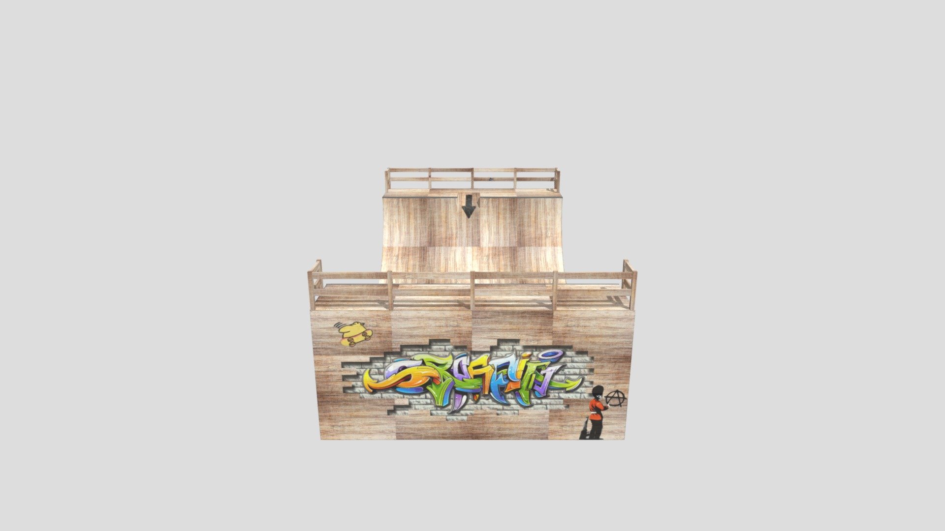 Graffiti Half Pipe