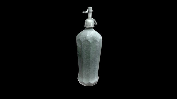 Vintage Seltzer Bottle 3D Model