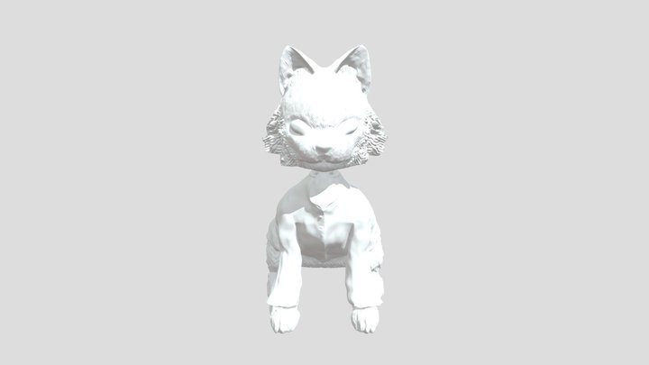 Fancy Cat 3D Model