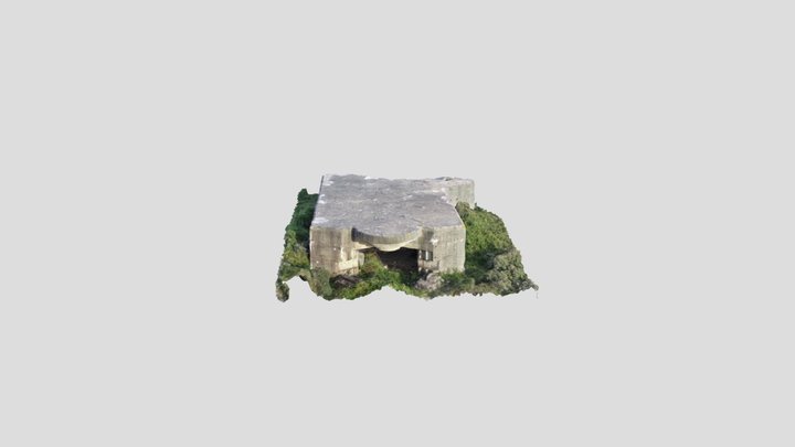 bunker - France - Fort Vert 3D Model