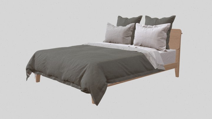 Wallace Cotton Bedlinen 3D Model