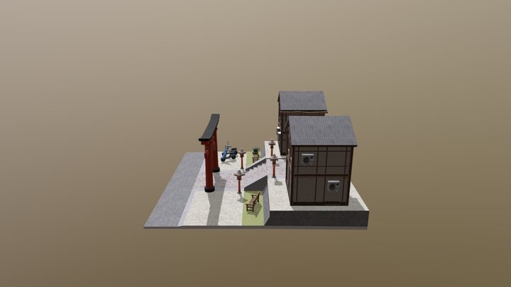 City Scene - Kyoto 3D Model