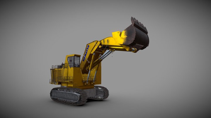 komatsu pc8000 3D Model