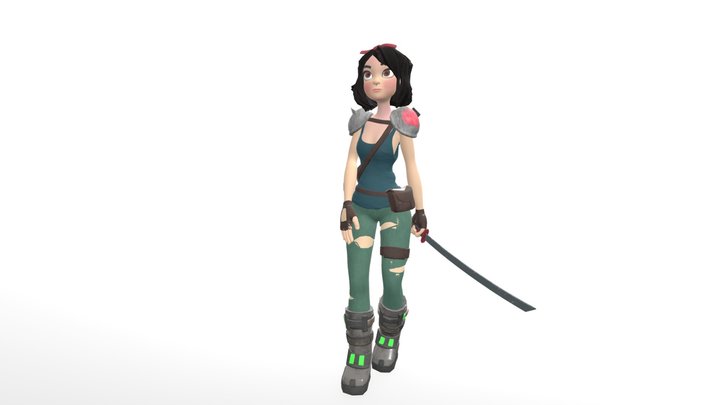 Snow White: Post-Apocalypse 3D Model