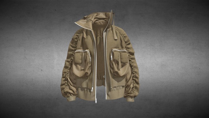 Tactical Bomber Jacket | Realistic 3D Model 3D Model
