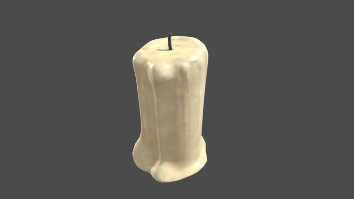 Candle 3D Model