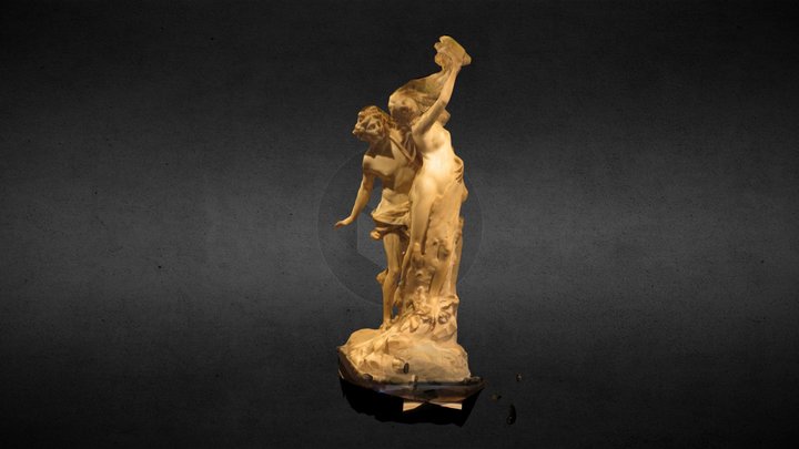 Apollo & Daphne by Bernini 3D Model