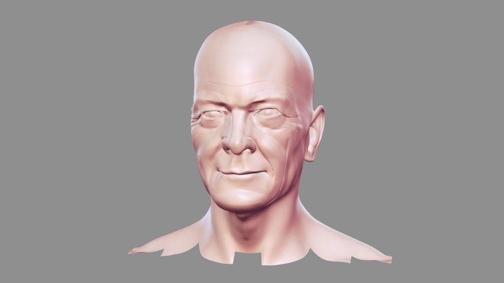 Bryan Cranston - Walter White - rev14 3D Model