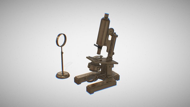 Microscope 3D Model