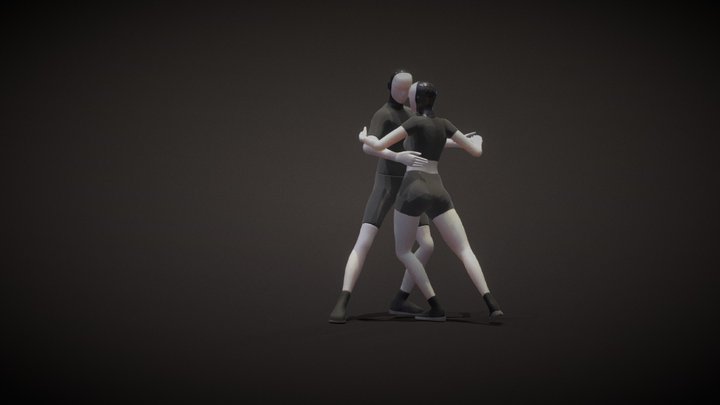 dance: Tango Petit 9 - animation (106bpm) + UE 3D Model
