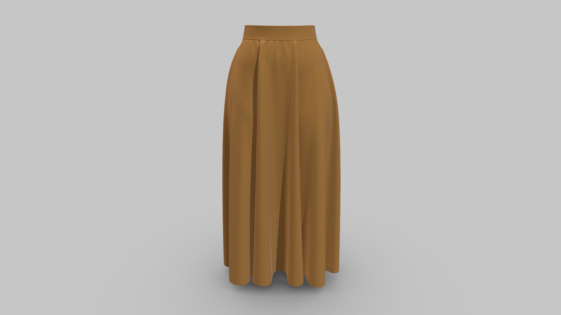 Fashionable Long Skirt Design - Buy Royalty Free 3D model by Digital ...