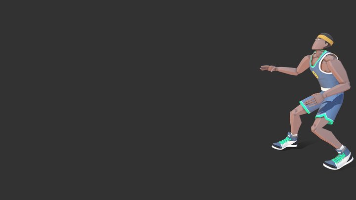 [Basketball8] Block 3D Model