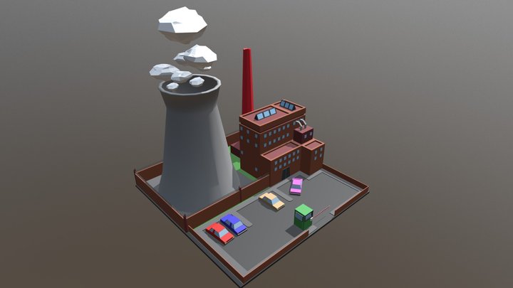 Power Plant 3D Model