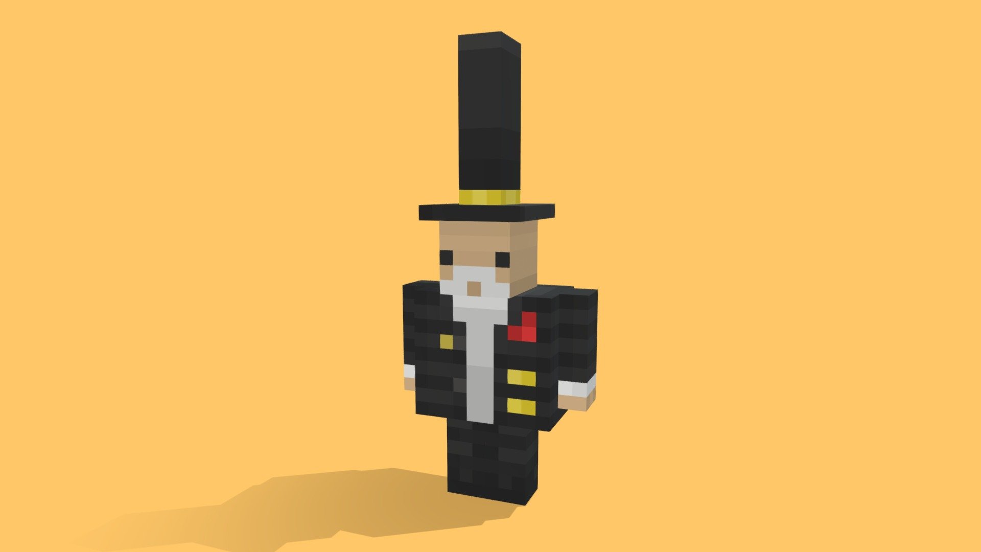 Cartoon Mayor - 3D model by BigNinjaChicken [a489b43] - Sketchfab