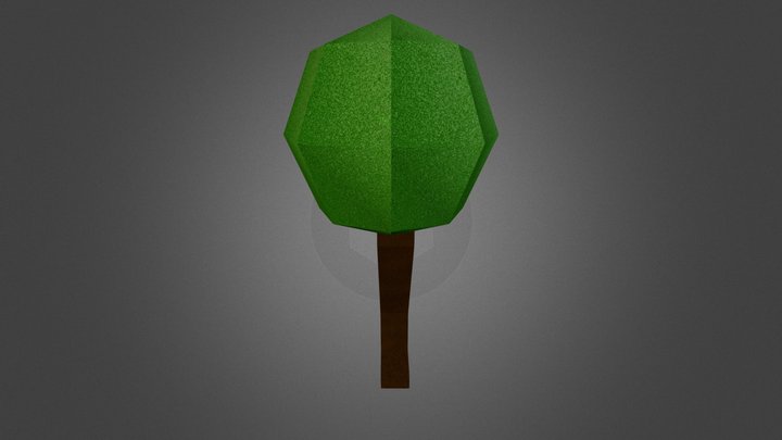 Low Poly Tree  3D Model