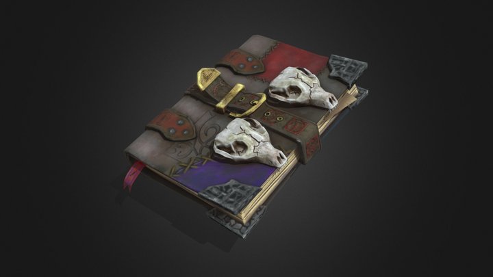 Necromancer book – Modello 3D gratuito STL