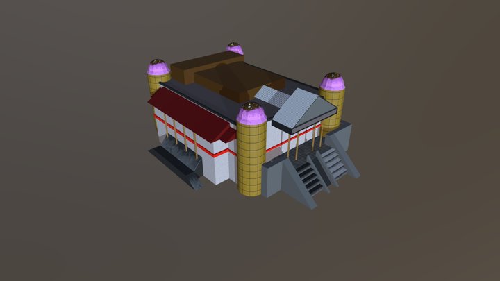 Templo De Sorvete / Ice Cream Temple 3D Model