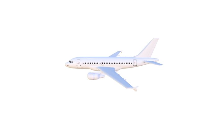 Airbus A318-100 3D Model