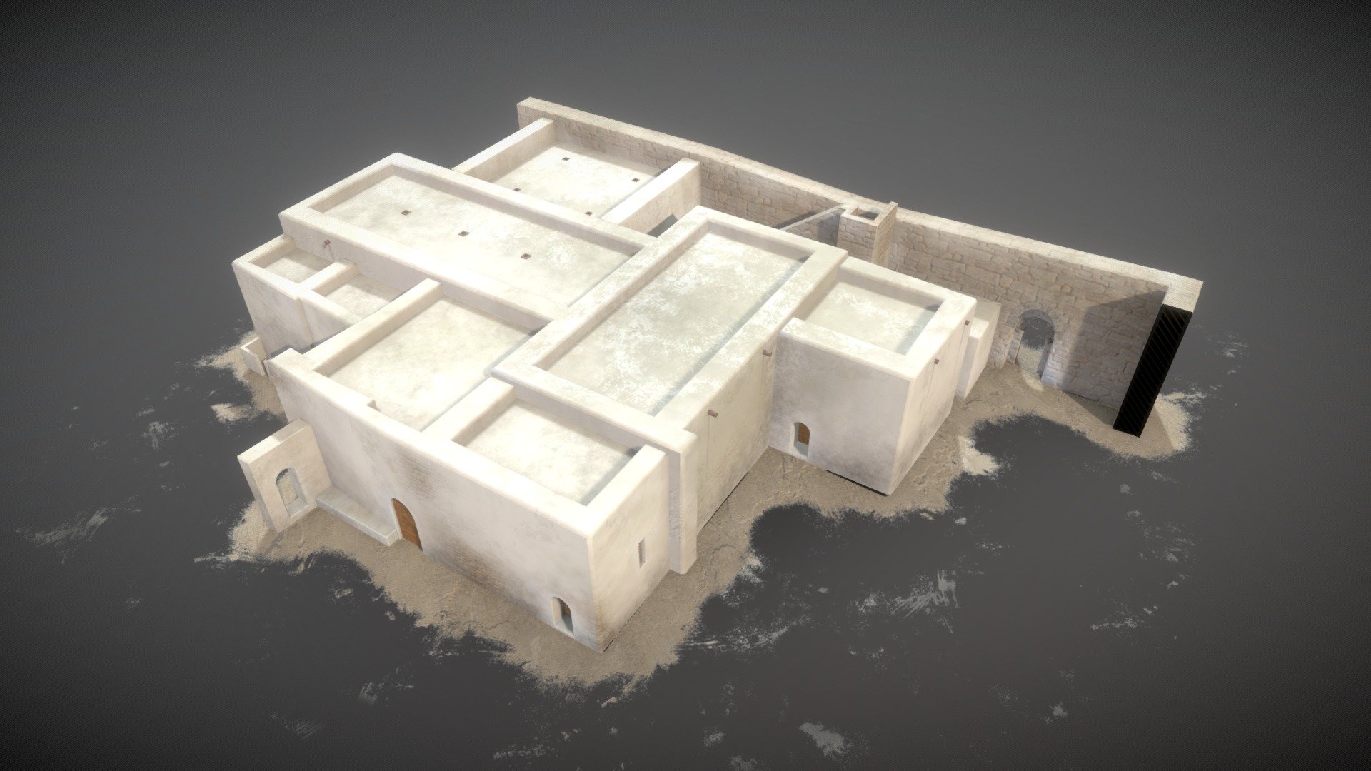 Młyn, tłocznia i pralnia/ Mill, press, laundry — Sketchfab embed 3D viewer