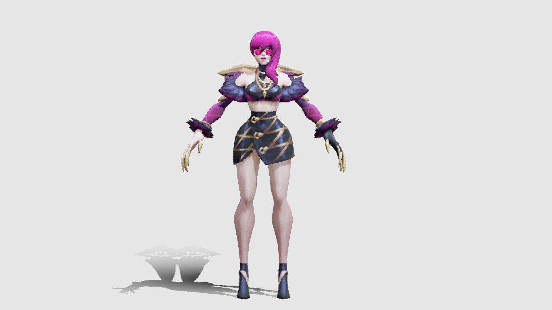 Evelynn Kda Download Free 3d Model By 雨宮レン Oscar3dmodel [a48b019] Sketchfab