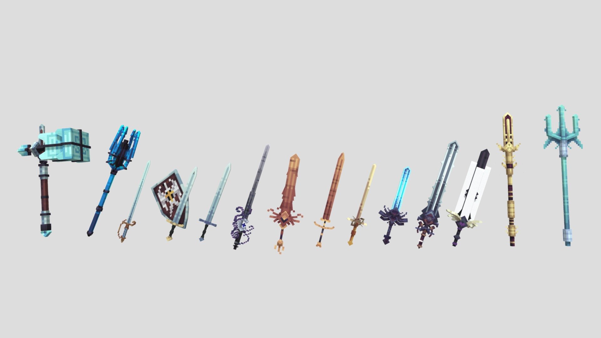 Weapons - 3D model by osjs (@batchi03) [a48b36b] - Sketchfab