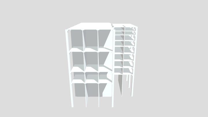 Förr ådsmedlemsprojektförvaring 3D Model
