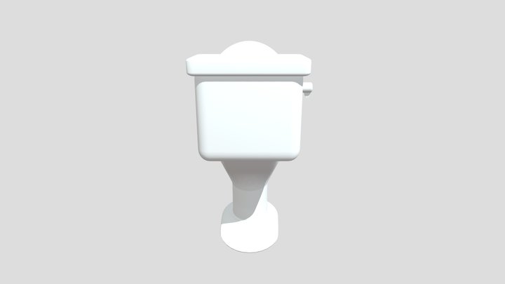 Toilet model V2 3D Model