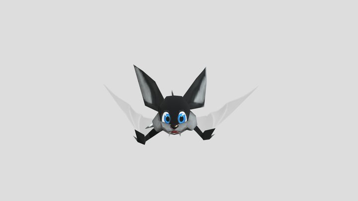 Nintendo 64 - Conkers Bad Fur Day - Conker Bat 3D Model